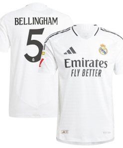 Jude Bellingham Los Merengues adidas 2024/25 Home Authentic Player Jersey - White