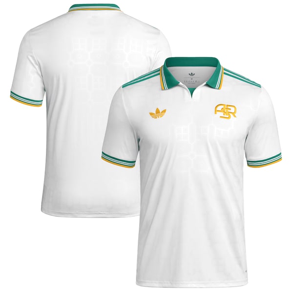 AS Roma adidas 2025/26 Third Replica Jersey - White/Red - Image 2