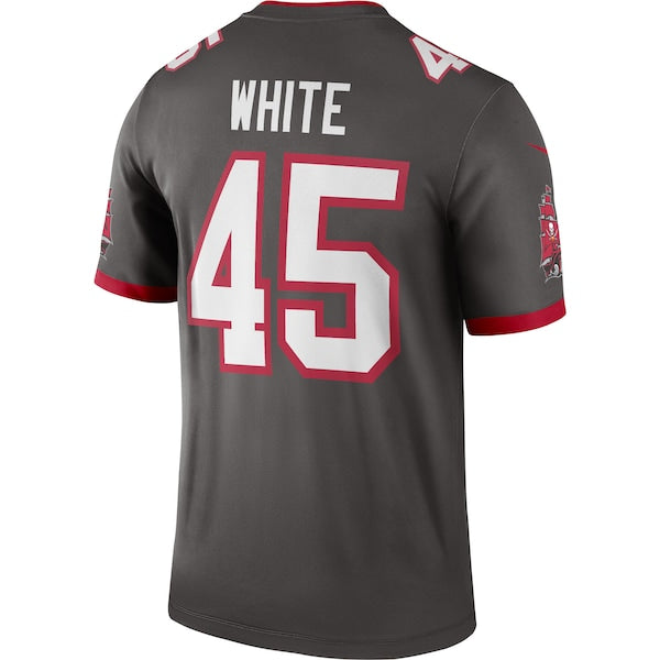 Devin White Tampa Bay Buccaneers Nike Alternate Legend Jersey - Pewter/Red - Image 4