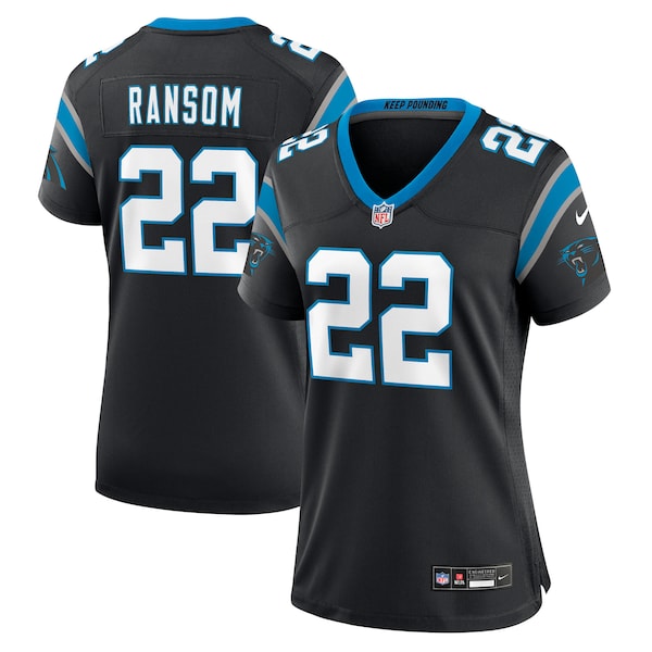 Lathan Ransom Carolina Panthers Nike Women's Team Game Jersey - Black