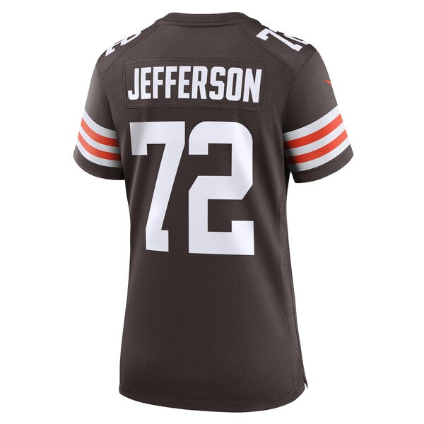 Quinton Jefferson Cleveland Browns Nike Women's Game Jersey - Brown - Image 3