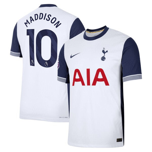James Maddison Tottenham Hotspur Nike 2024/25 Home Authentic Player Jersey - White - Image 2
