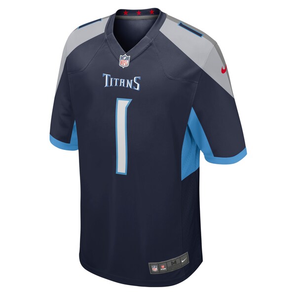 Number 1 Dad Tennessee Titans Nike Game Jersey - Navy - Image 2
