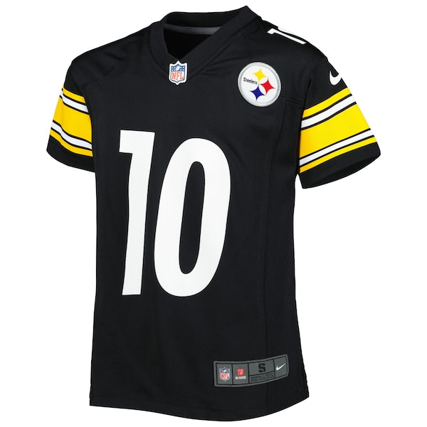 Mitchell Trubisky Pittsburgh Steelers Nike Youth Game Jersey - Black - Image 2