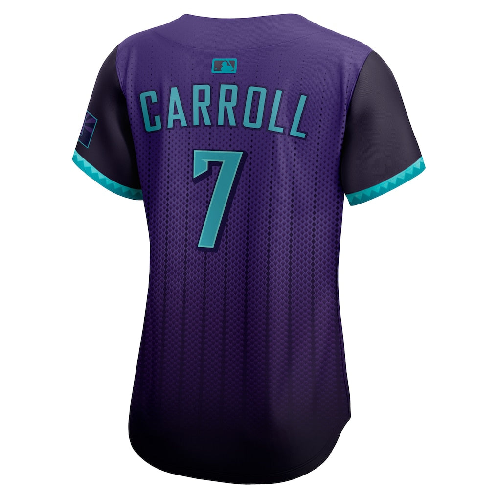 Corbin Carroll Arizona Diamondbacks Nike Women's 2025 City Connect Limited Player Jersey - Purple - Image 3