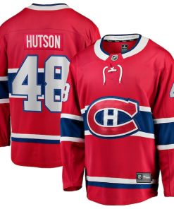Lane Hutson Montreal Canadiens Youth Home Breakaway Jersey - Red